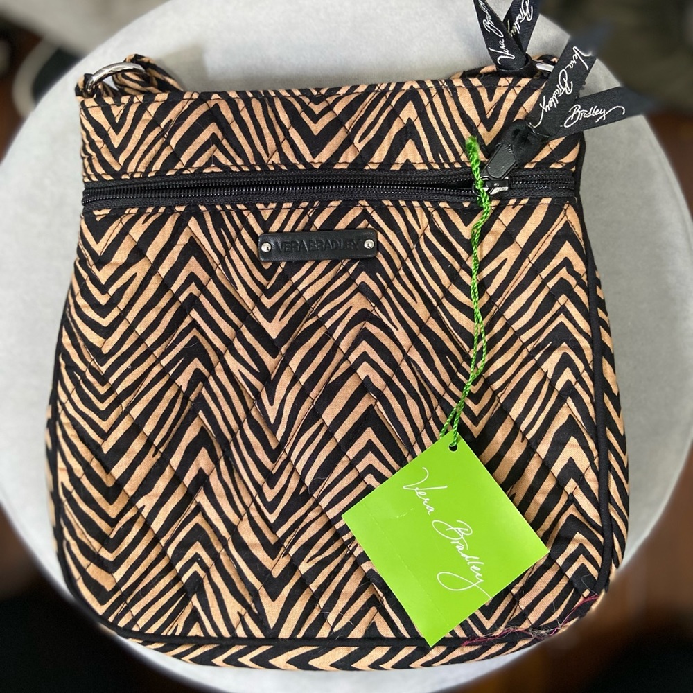 NWT Vera Bradley Zebra Crossbody Bag